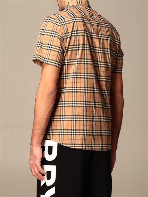 camicia burberry uomo xs|burberry completo estivo uomo.